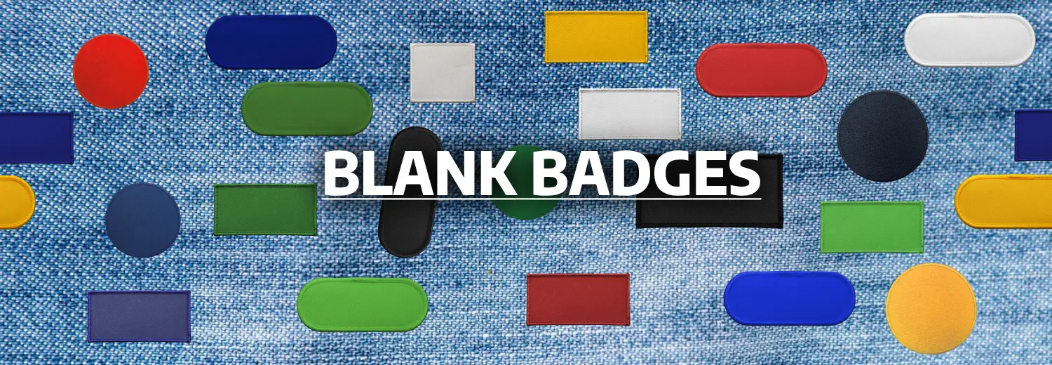 Blank badges